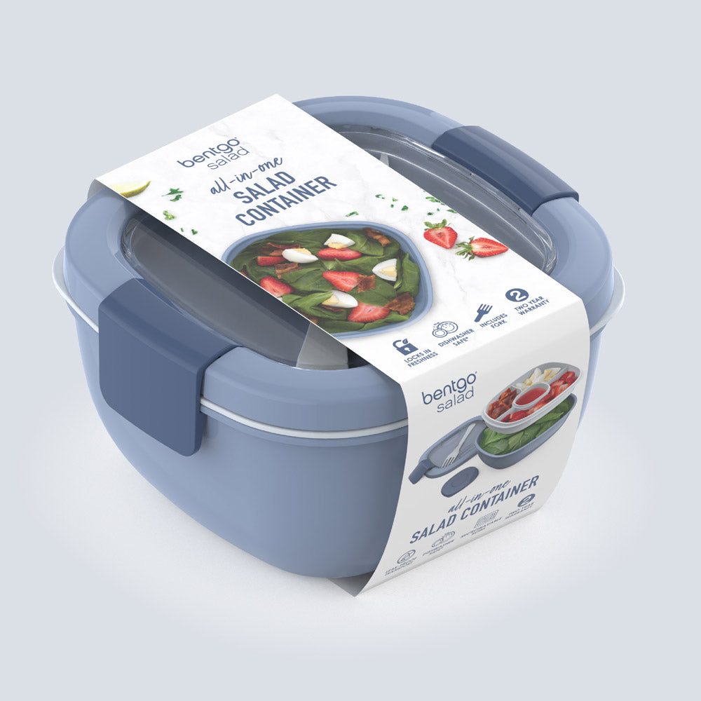 Bentgo® All-in-One Salad Container - Slate | Packaging