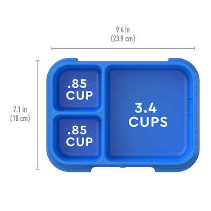 Bentgo® Pop Tray with Transparent Cover - Spring Green/Blue