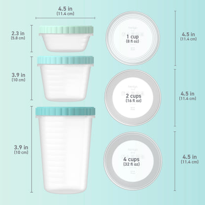 Bentgo Prep Twist-Top Containers (60-Piece)