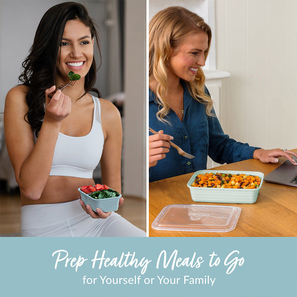 Bentgo® Prep 60-Piece Variety Meal Prep Kit - Floral Pastels | Prep Healthy Meals To Go For Yourself Or Your Family