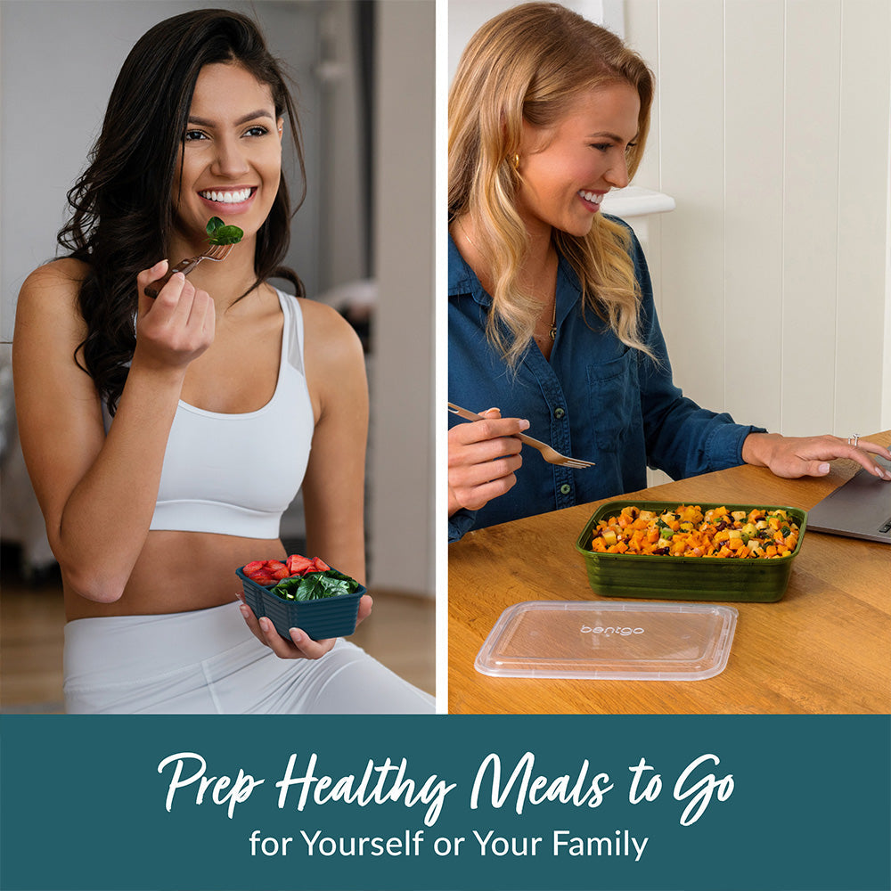 Bentgo® Prep 60-Piece Variety Meal Prep Kit - Rich Shades | Prep Healthy Meals To Go For Yourself Or Your Family