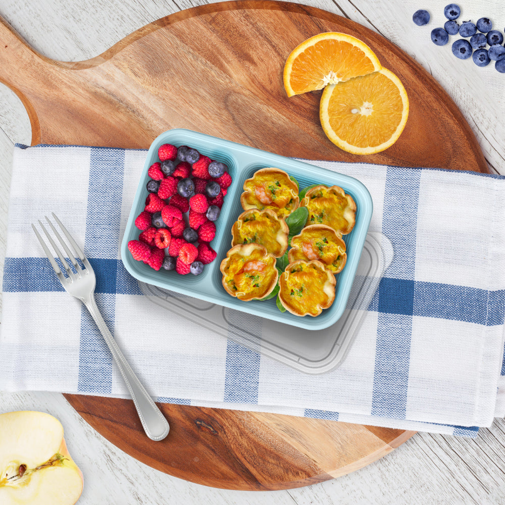 Bentgo® Prep 2-Compartment Snack Containers (20-Piece) - Sky | Lifestyle Image