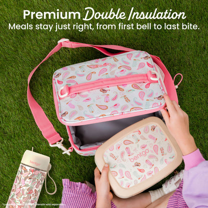 Bentgo Kids Prints Lunch Bag - Cowgirl Dreams | Premium Double Insulation - Meals Stay Just Right, From First Bell To Last Bite