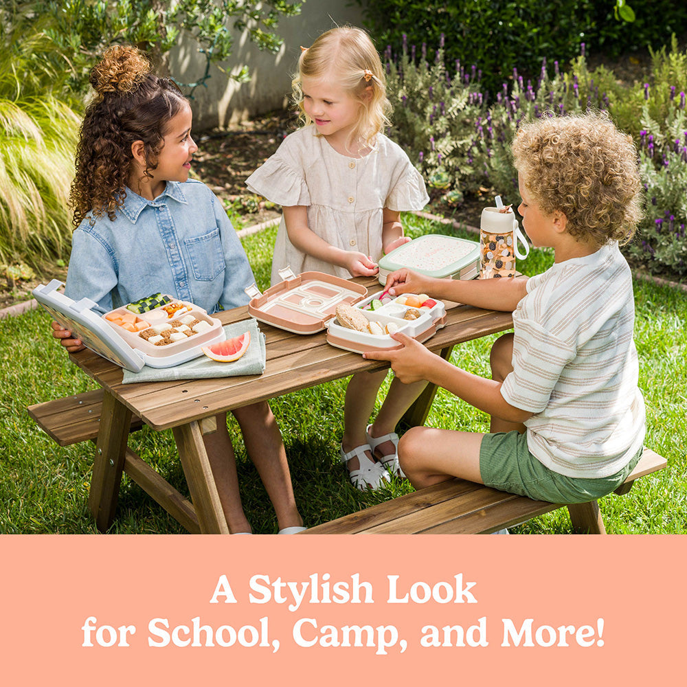 Bentgo Kids Whimsy & Wonder Prints Pack - Geo Speckle | A Stylish Look For School, Camp, And More!