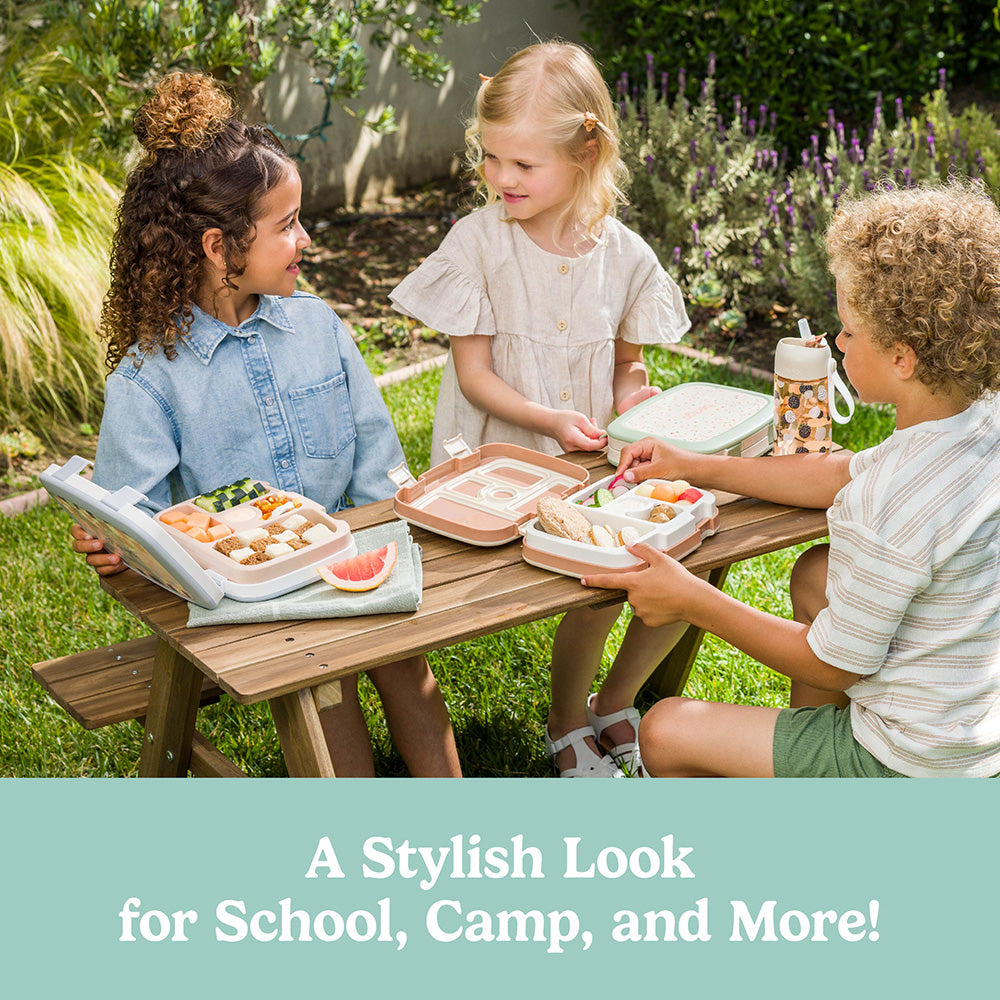 Bentgo Kids Whimsy & Wonder Prints Pack - Wavy | A Stylish Look For School, Camp, And More!