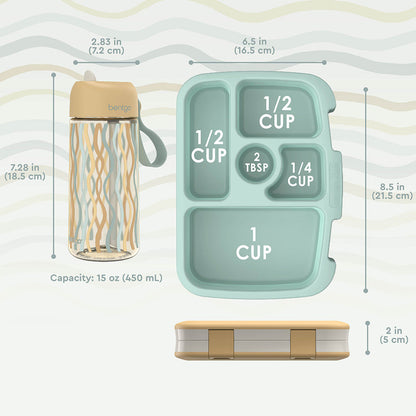 Bentgo Kids Whimsy & Wonder Prints Pack - Wavy | Lunch Bag