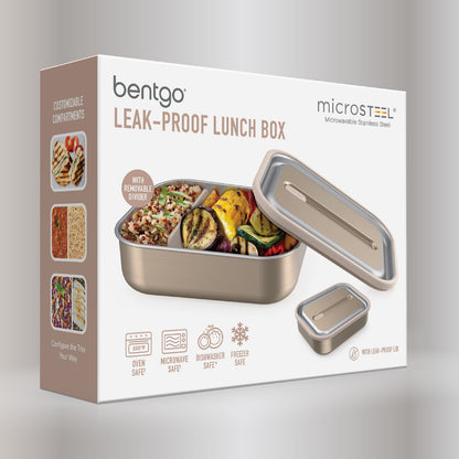 Bentgo® MicroSteel Lunch Box - Gold | Packaging