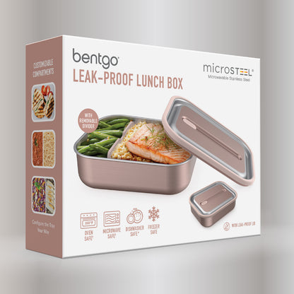 Bentgo® MicroSteel Lunch Box - Rose Gold | Packaging