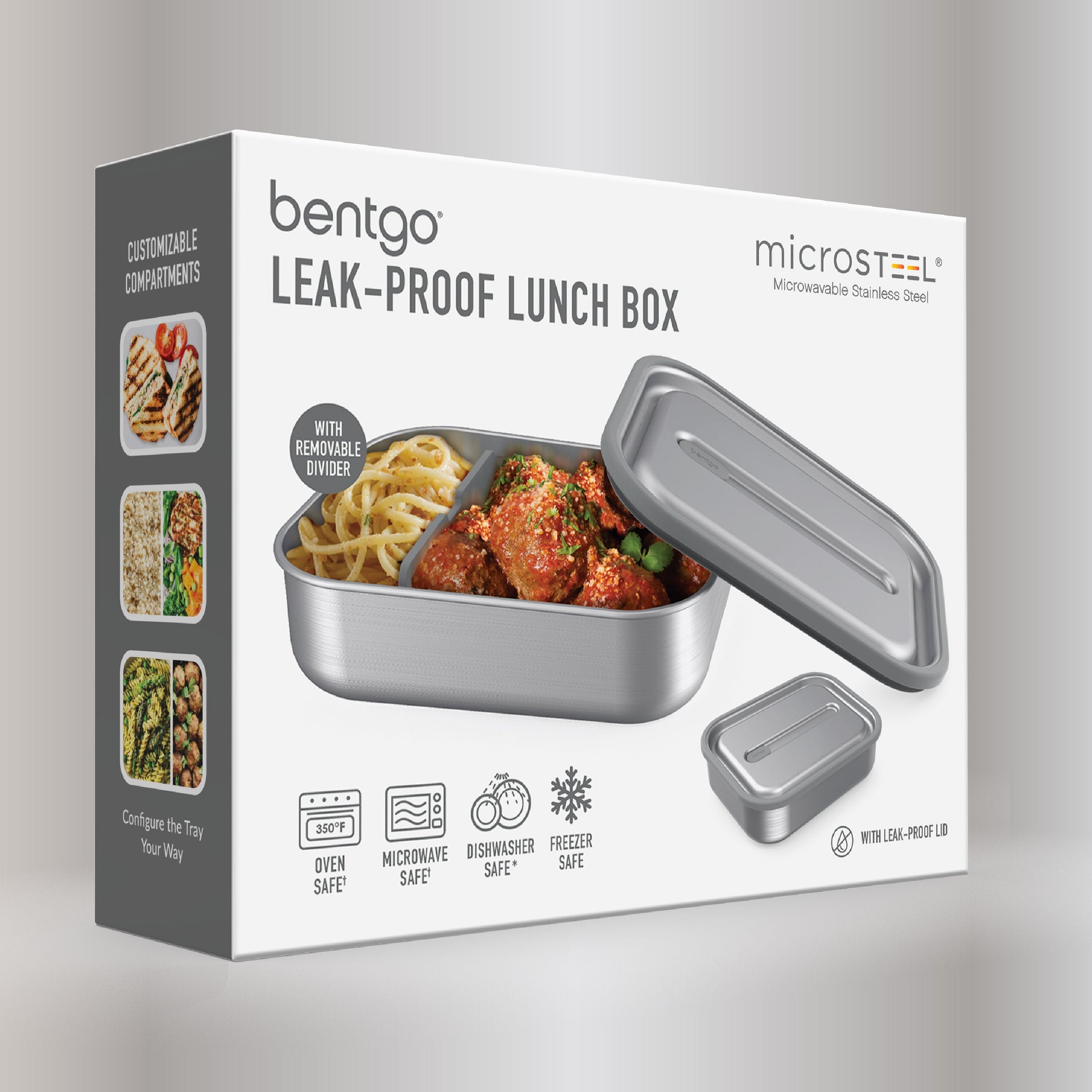 Bentgo® MicroSteel Lunch Box - Stainless Steel | Packaging
