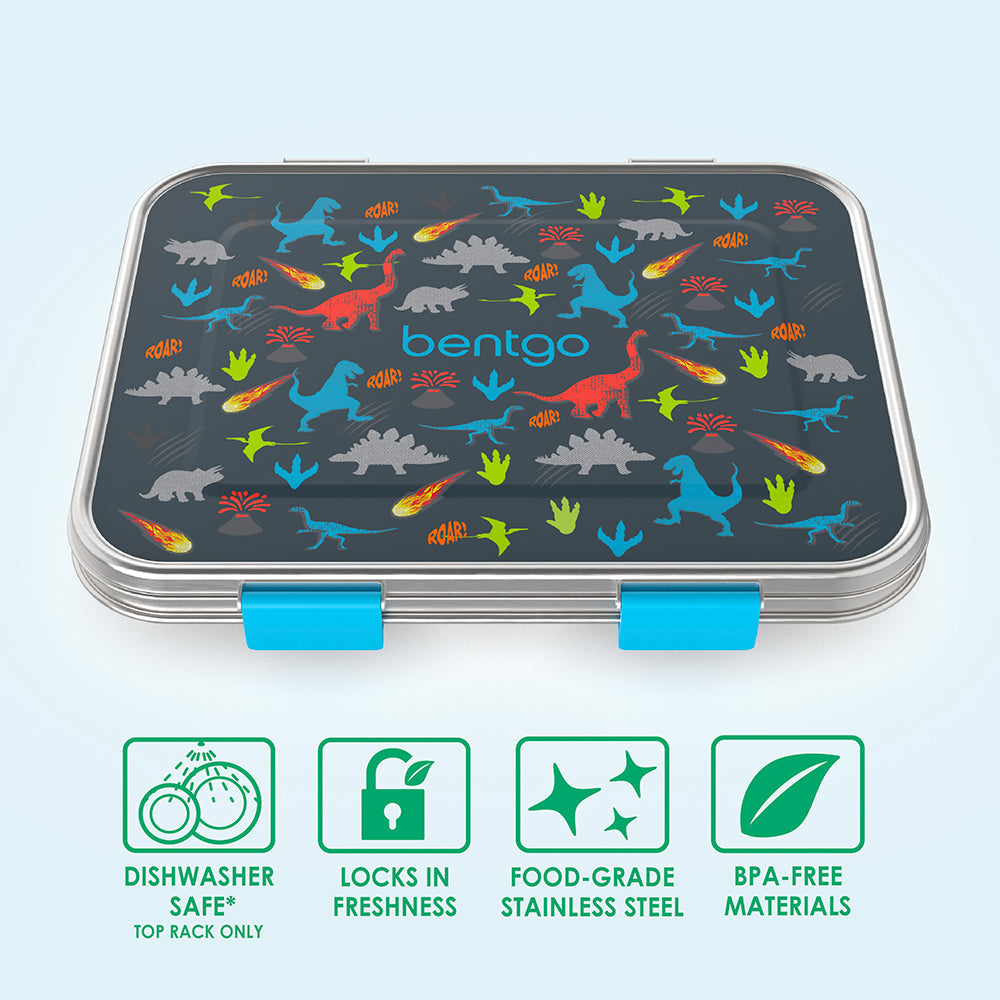 Bentgo Kids Stainless Steel Prints Lunch Box