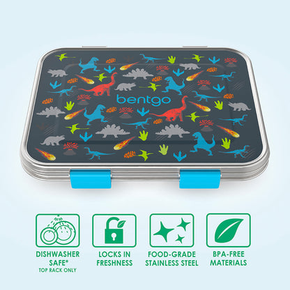 Bentgo Kids Stainless Steel Prints Lunch Box