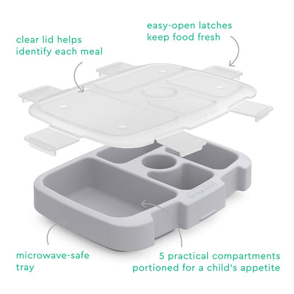 Bentgo Kids Prints Tray with Transparent Cover - Bug Buddies