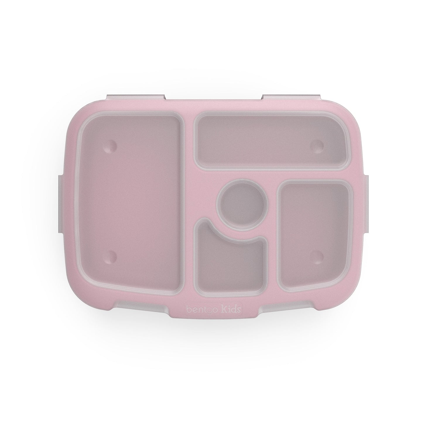 Bentgo Kids Prints Lunch Box Tray with Transparent Cover - Pink Dots