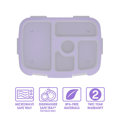 Bentgo Kids Prints Tray with Transparent Cover - Mermaids in the Sea